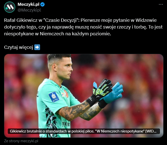 PIERWSZE PYTANIE Rafała Gikiewicza po transferze do Widzewa xD